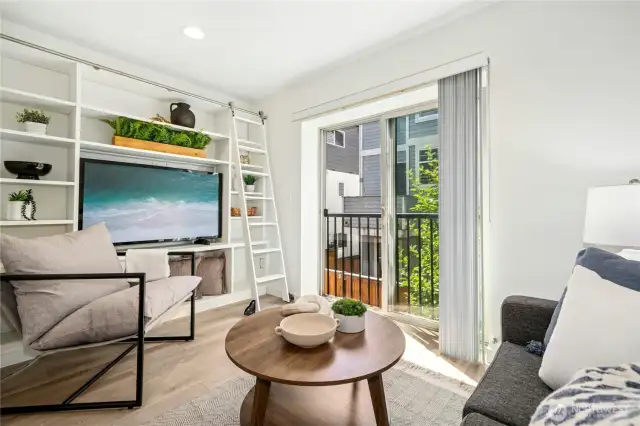 Inviting Space w/ Custom Built-Ins