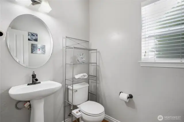 Downstairs half bath