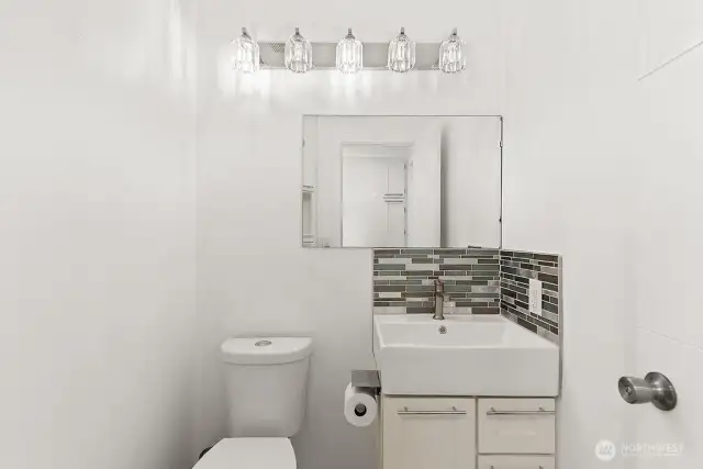 Half bath on main floor