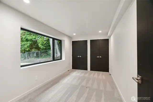 Third lower level bedroom.