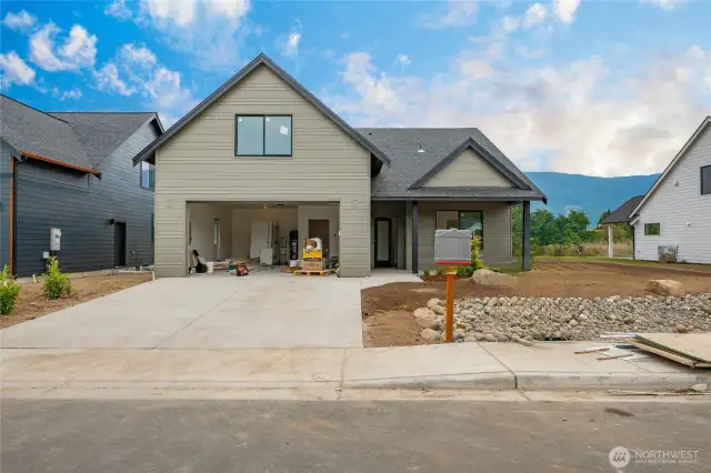 Actual home under construction on lot in Big Rock, Nooksack