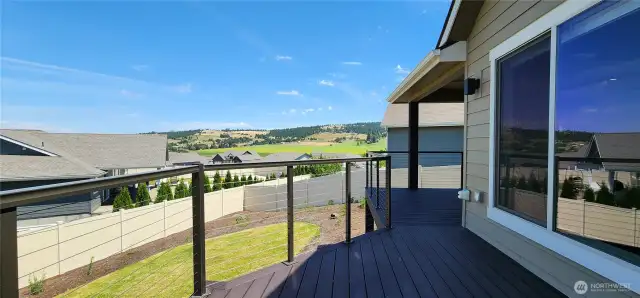 Deck facing east