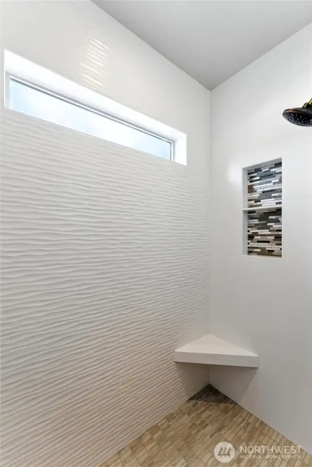 Primary bathroom shower