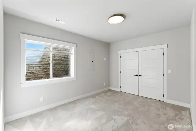 Bedroom number 5, includes lighted closet