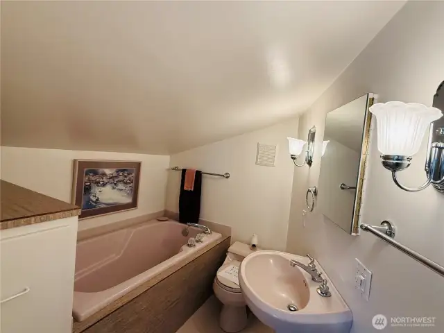 Upstairs bathroom.