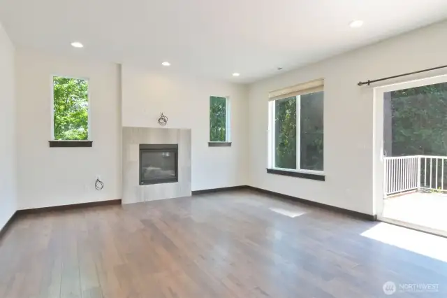 Living Room with Cozy Gas Fireplace