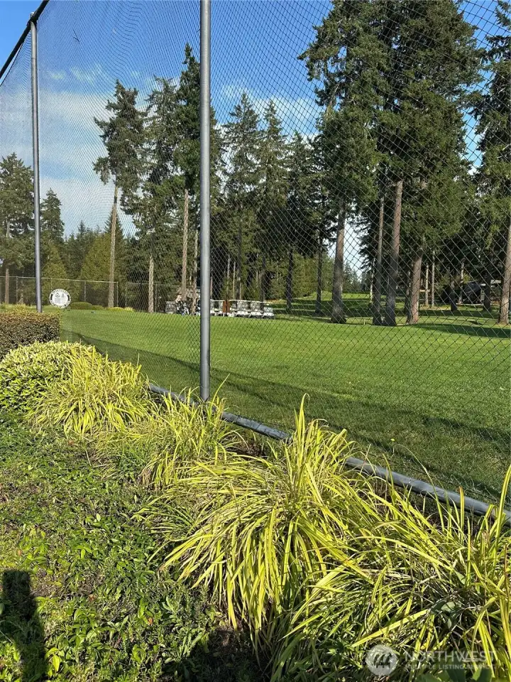 You can drive your golf cart to the club house.