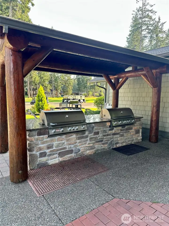Community BBQ area