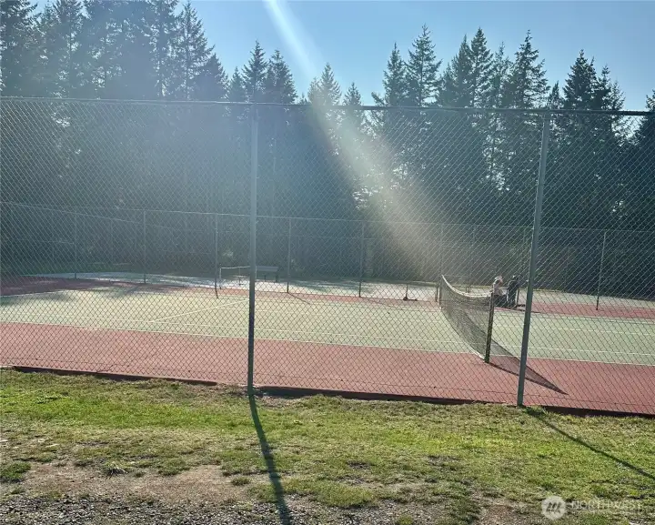Yes, We have pickleball and tennis courts