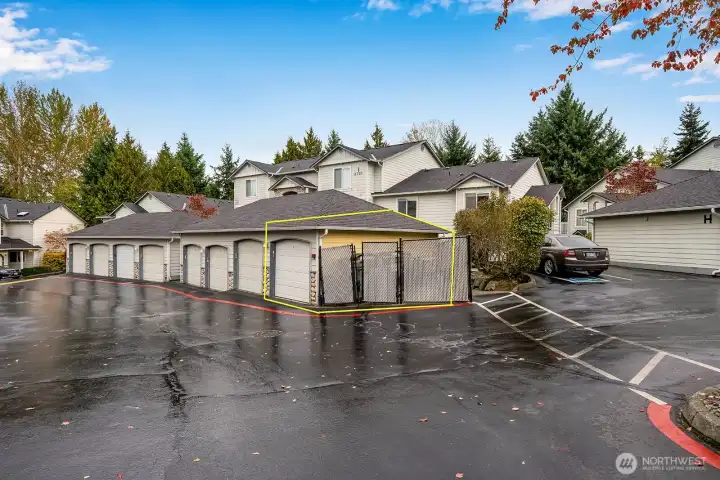 Private 1-car garage which is unheard of for this price point.