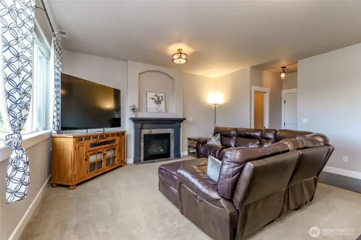 private family room not visible from the entrance