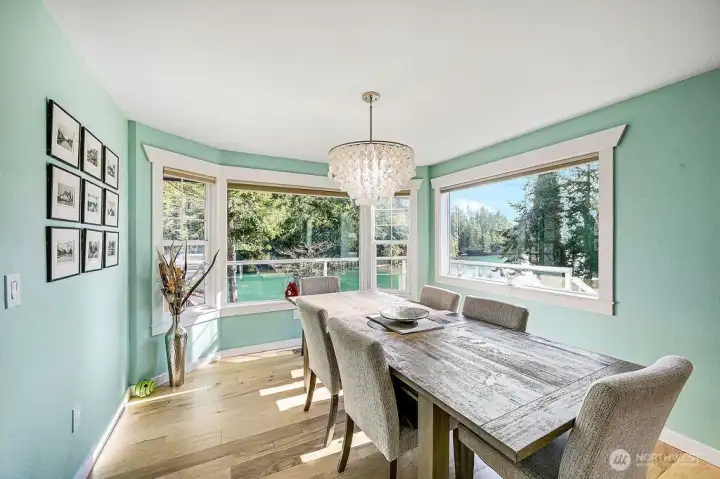 Views from the dining area