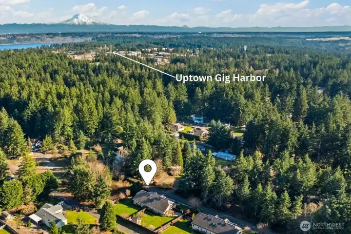 Located in Gig Harbor, near uptown.