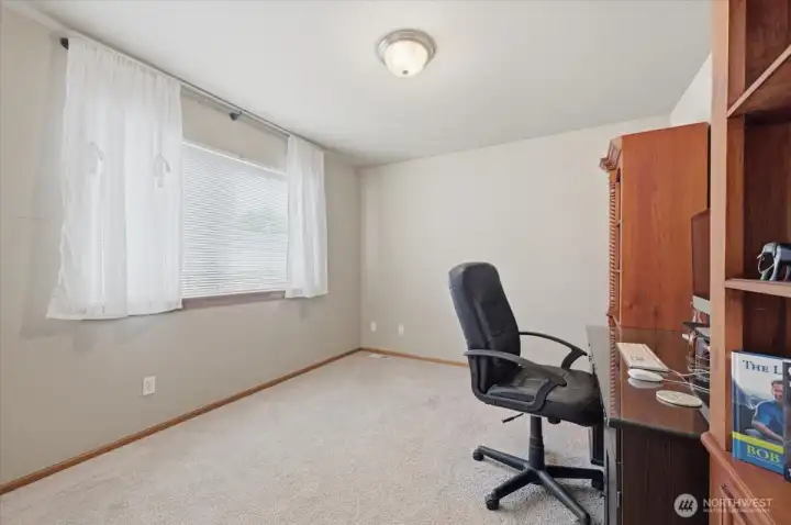 Fourth Bedroom on NE corner of the home with cool temps and quiet.