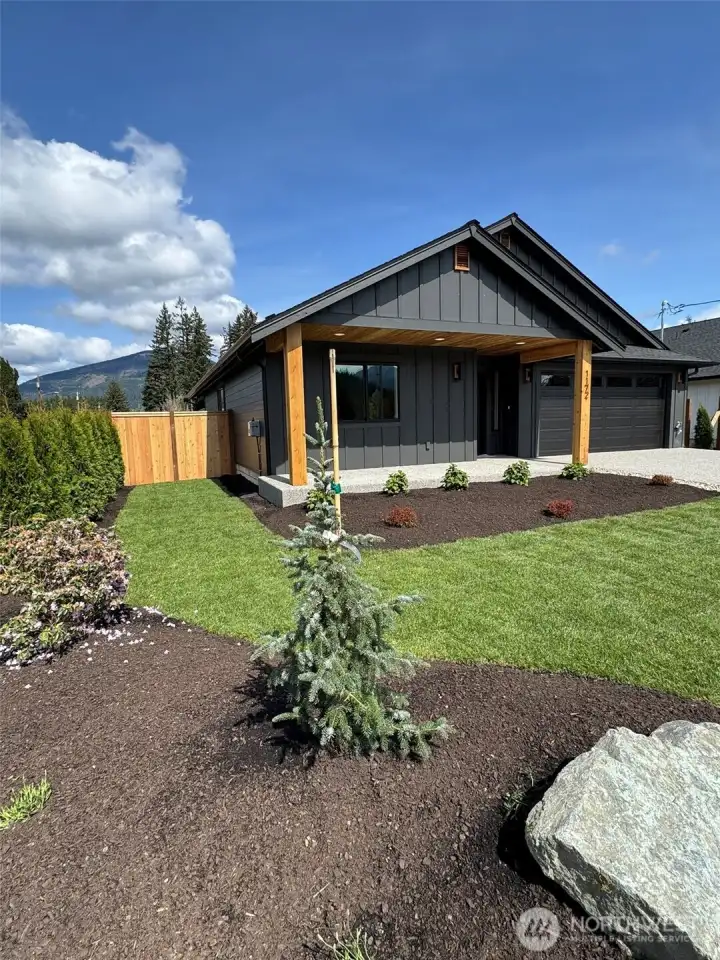 Fully landscaped