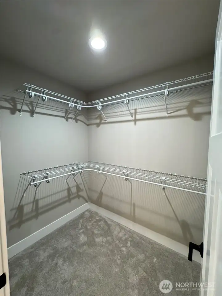 Primary walk-in closet