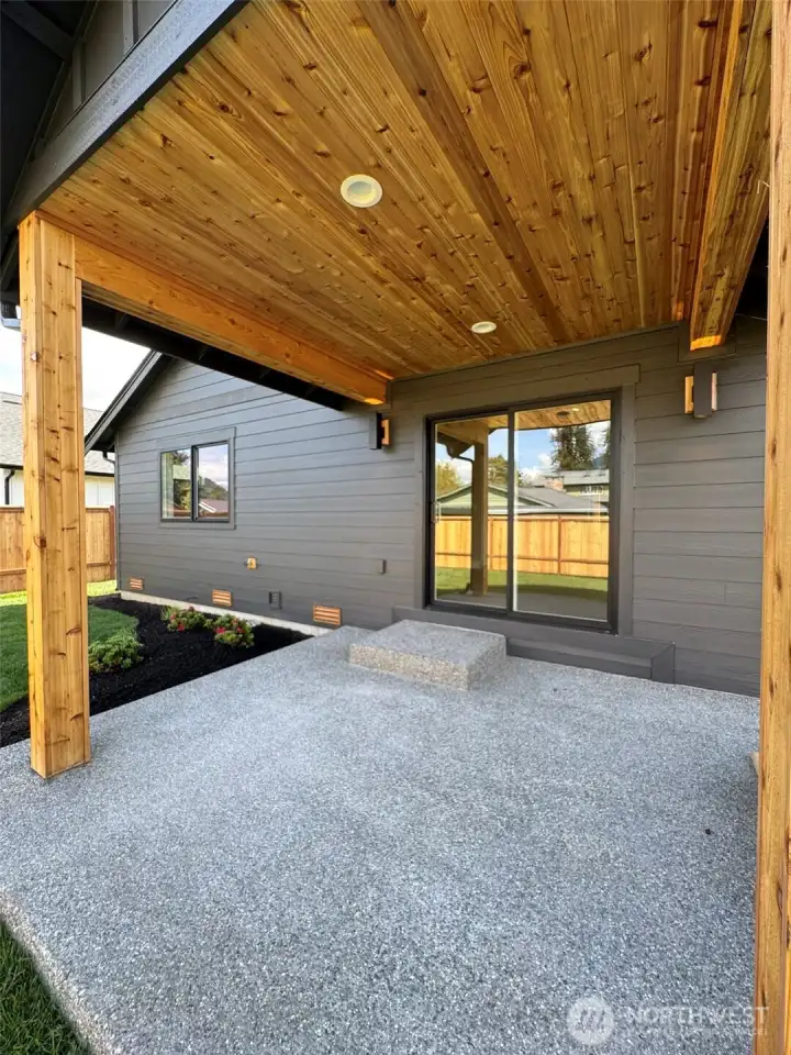 Back patio