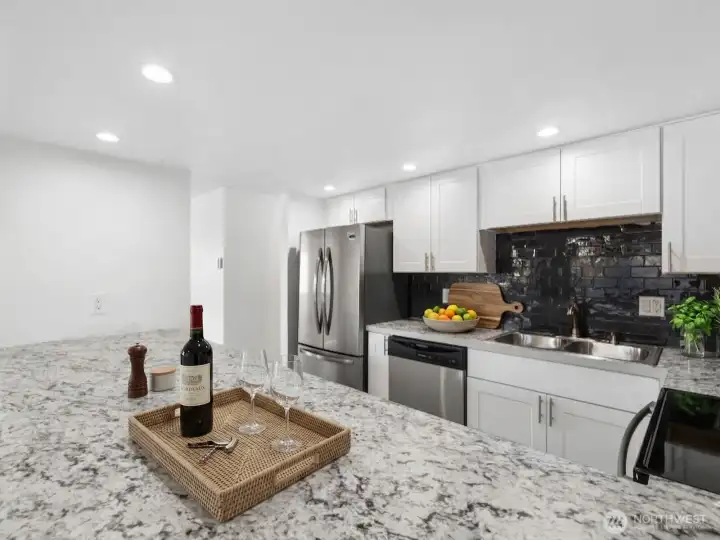 Virtual staging used