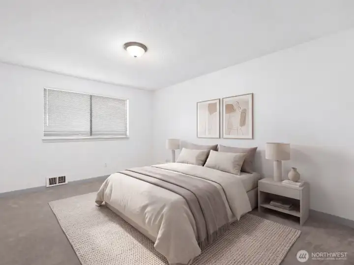 Virtual staging used