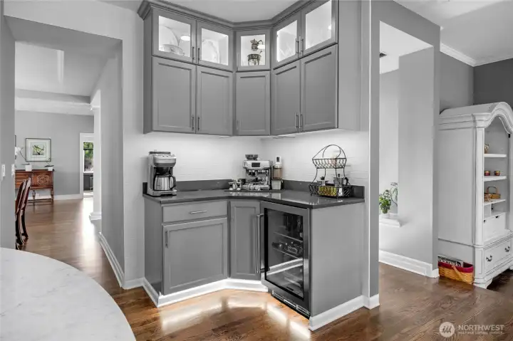 Custom Cabinetry with lighting