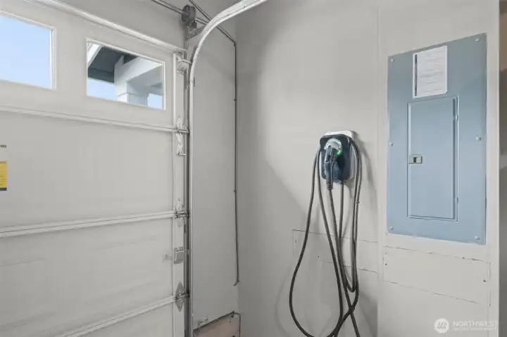 EV Charger in Garage