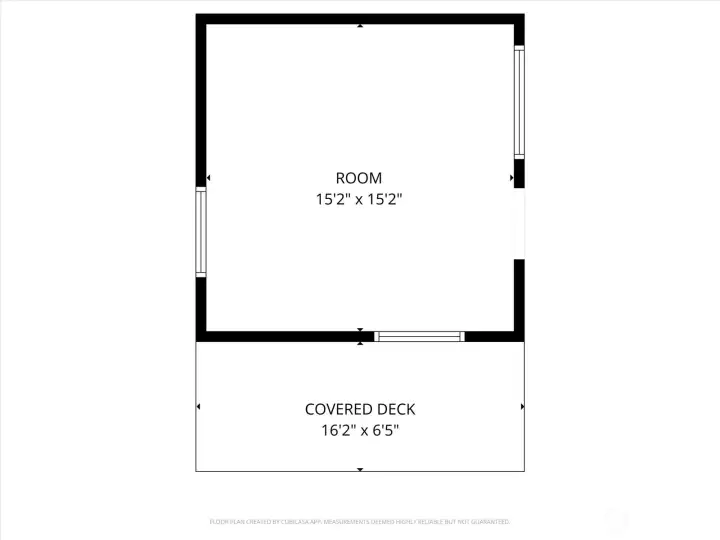 Shop with covered deck