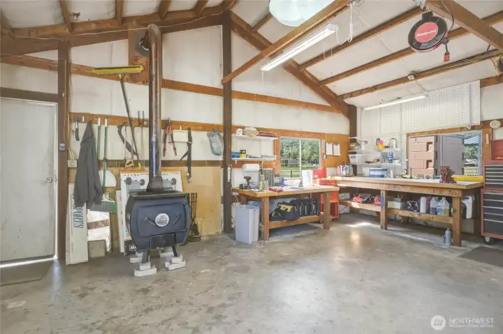 Insulated shop interior