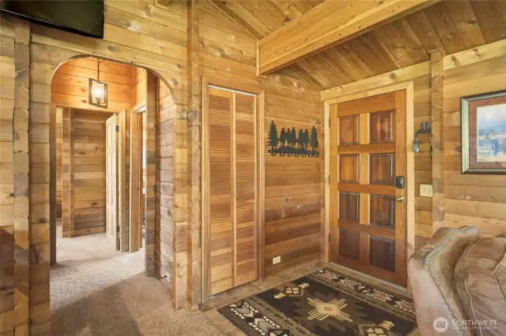 Main floor entry