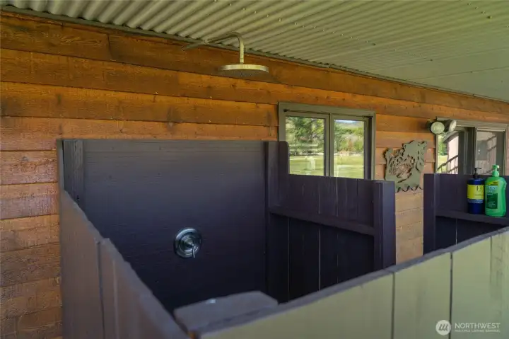 Outdoor shower