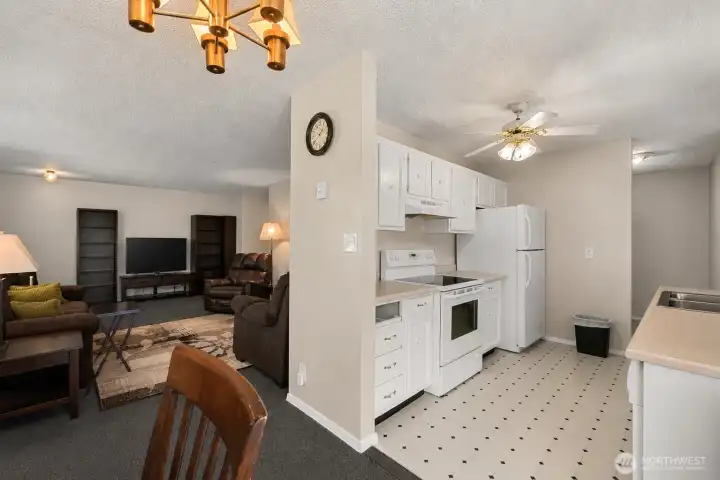Kitchen dining to living unit 2 Kitchen dining to living unit 2
