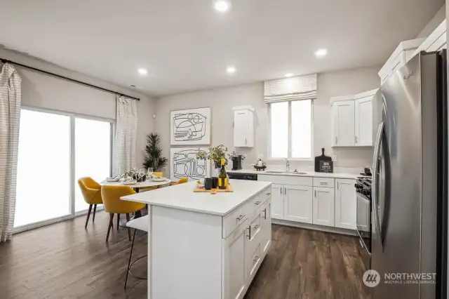 Fridge is an Optional feature. Photo is representational. Actual home is under construction. Colors, details and finishes will vary. See site agent for details.