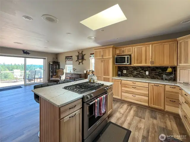 Over cabinet lighting as well!