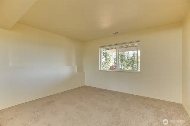 Downstairs bedroom with a view!
