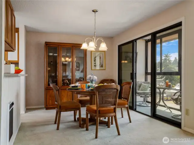 This dining space is the perfect spot to impress and entertain your guests.