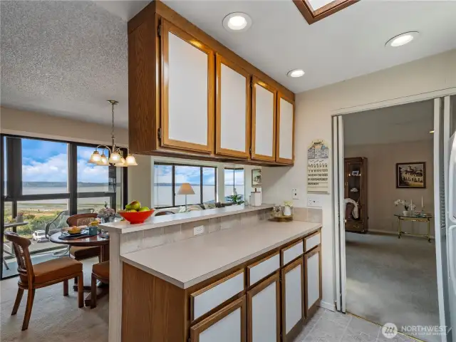 Cooking with a gorgeous view; what can be better than that?