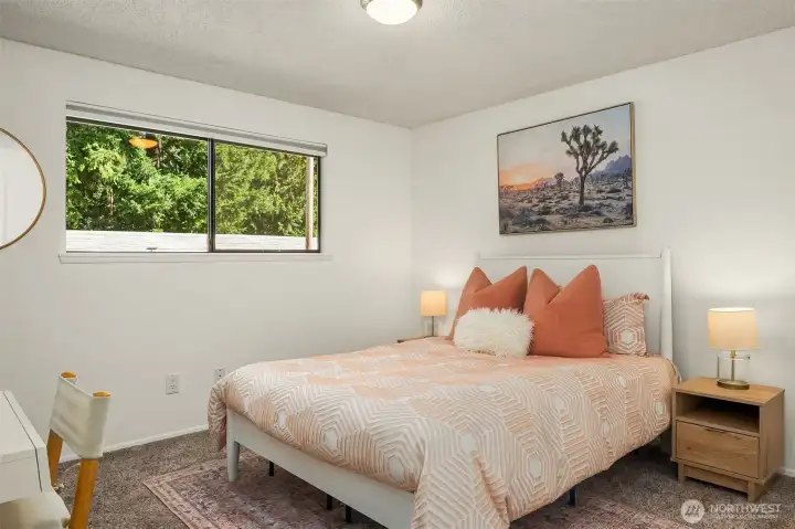 The 3rd bedroom on the upper level.