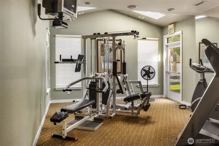 Common area weight room