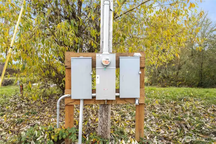 Electrical infrastructure already complete.