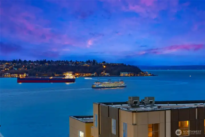 This is an accurate representation of the views from the lanai!  Spectacular!