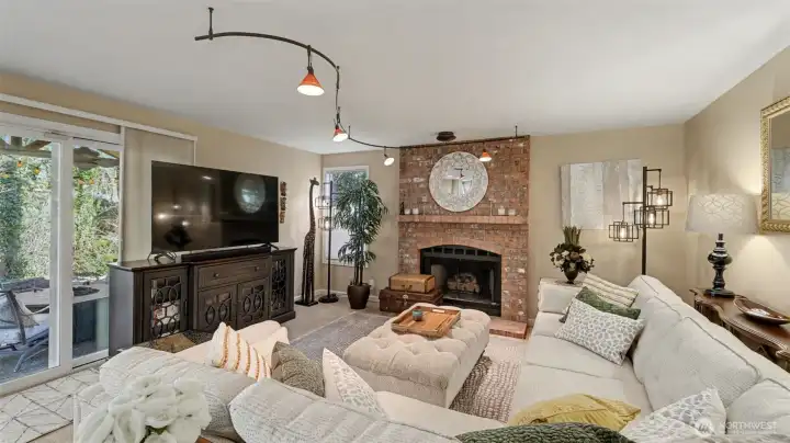 Seamless indoor-outdoor flow makes this room perfect for gatherings.