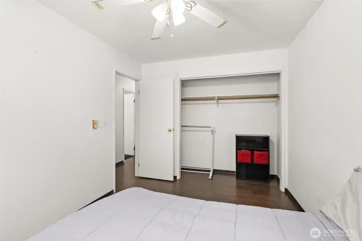 Bed 2 (end of hall, left)