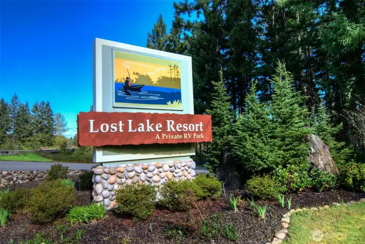 ENTRANCE TO LOST LAKE