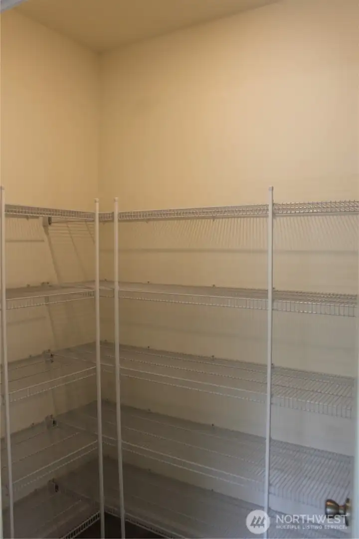 Pantry off kitchen Pantry off kitchen