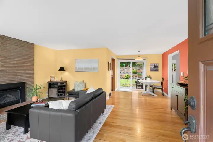 Step into a flowing living and dining area designed for connection and ease.