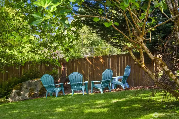 One of many entertaining spaces to enjoy family and friends.