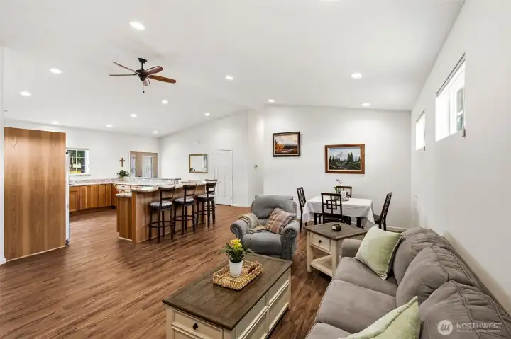 Open Concept Living / Kitchen / Dining