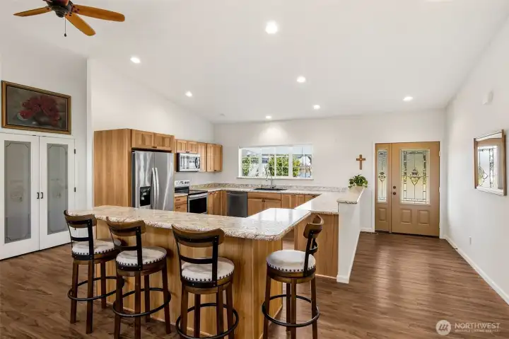 Spacious Eat-in Kitchen