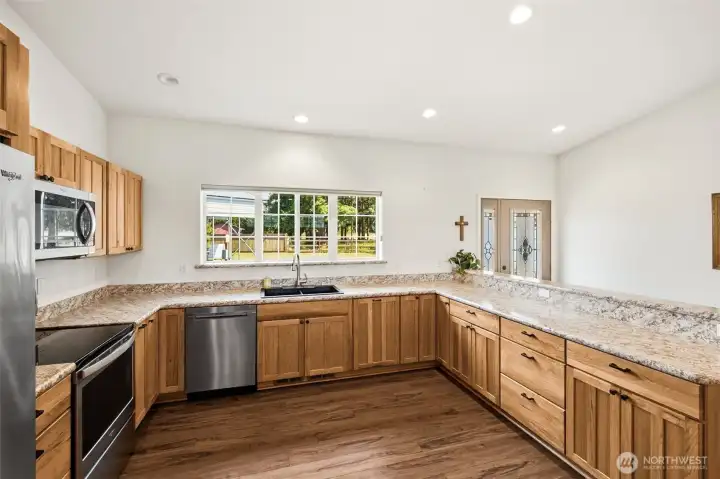 Spacious Eat-in Kitchen