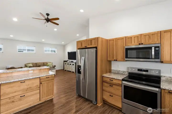 Spacious Eat-in Kitchen