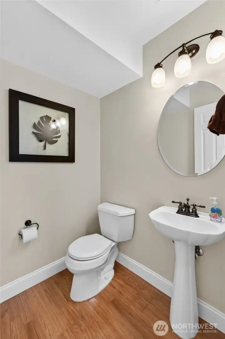 Main floor powder room Main floor powder room